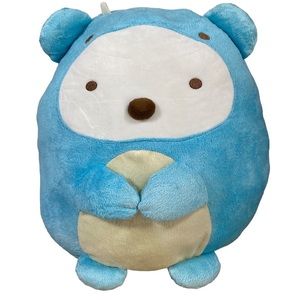 SUMIKKO GURASHI San-X Jumbo Stuffed Polar Bear In Dinosaur Outfit